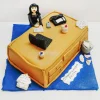 Office Girl Theme Cake 2 42481 Supreme Office Theme Cake